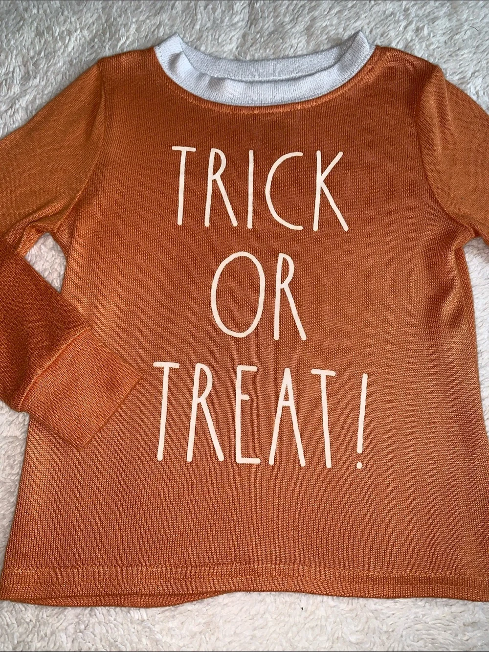 Rae Dunn Halloween Pajama Loungewear Top 4T